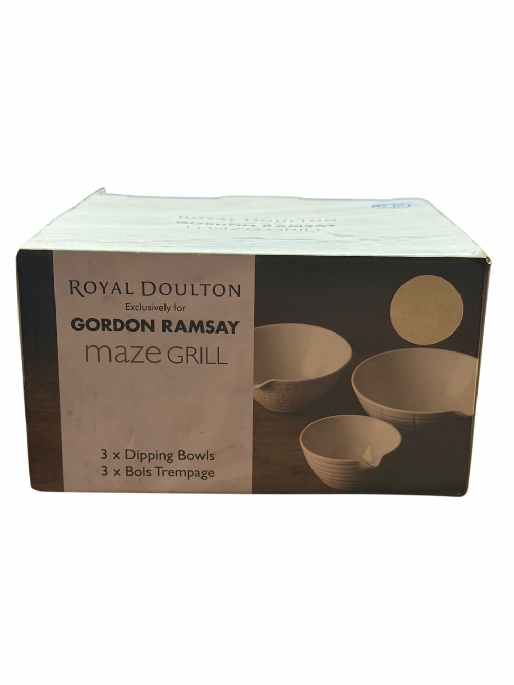 Royal Doulton Gordon Ramsay Maze Grill Dipping Bowls